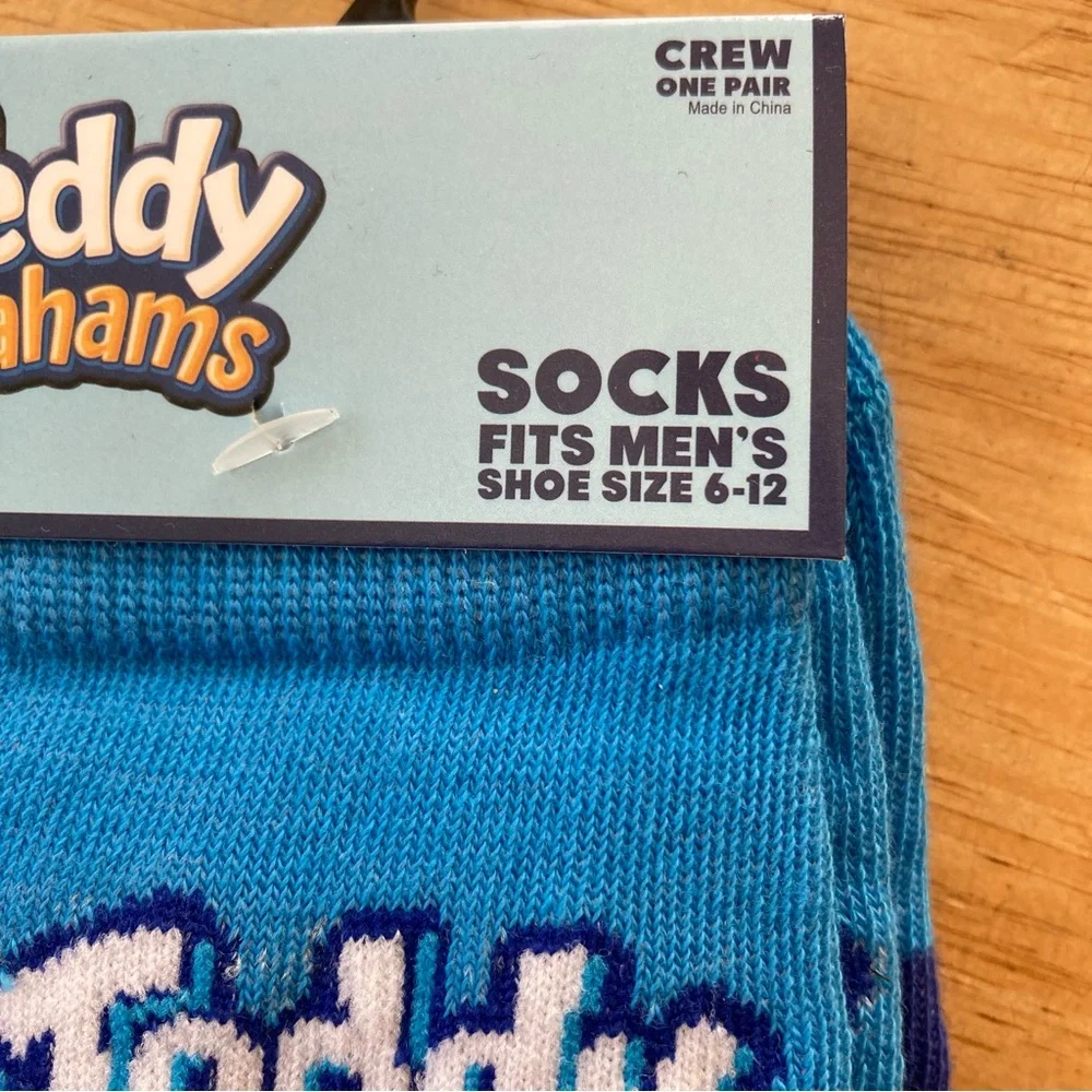 Teddy Graham’s men’s crew socks 6-12